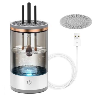 3 In 1 Makeup Brush Blender Cleaner Automatic Makeup Brush Cleaner Machine USB Powered Brush Drying Storage